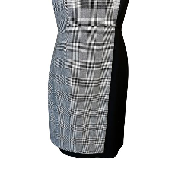 Calvin Klein Women's Dress Plaid Sheath Sleeveless Business Size 6 - Picture 5 of 9